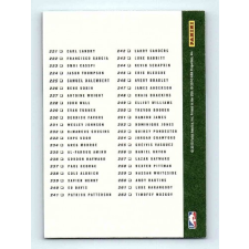 Panini 2010-11 Donruss Checklist #295 Checklist gyűjthető kártya