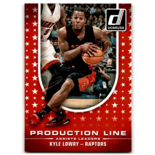 Panini 2014-15 Donruss Production Line Assists #8 Kyle Lowry gyűjthető kártya