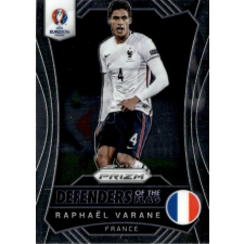 Panini 2016 Panini UEFA Euro Prizm Defenders of the Flag #1 Raphael Varane gyűjthető kártya
