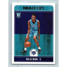 Panini 2017-18 NBA Hoops Base #261 Malik Monk RC gyűjthető kártya