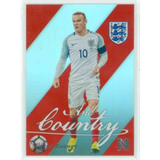 Panini 2017-18 Nobility Soccer And Country #4B Wayne Rooney futball felszerelés