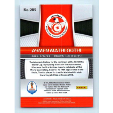 Panini 2017-18 Panini Prizm World Cup Soccer Base #285 Aymen Mathlouthi gyűjthető kártya