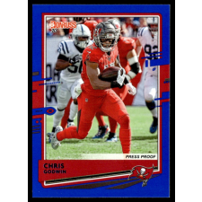 Panini 2020 Donruss Press Proof Blue #232 Chris Godwin gyűjthető kártya