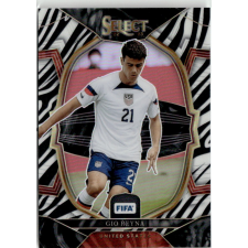 Panini 2022 Select FIFA Terrace - Zebra Prizm #62 Gio Reyna 22/25 gyűjthető kártya