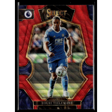 Panini 2022 Select Premier League Soccer Mezzanine Red Wave Prizm #162 Youri Tielemans gyűjthető kártya