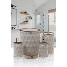 Panitalia Diamond 5 részes fürdőszoba szett bézs fa betéte színben fürdőszoba bútor