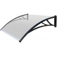 Panitalia Polikarbonát előtető víztiszta 120 cm vízelvezető csatornával autóalkatrész