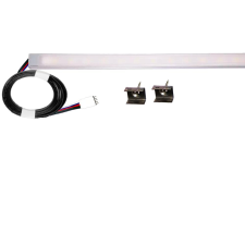 Pannon Led 200cm-es 34 Wattos, 24 Voltos RGBWW LED, opál, keskeny alumínium profilban, tápegység nélkül, 2 méteres vezetékkel (120db 5050 SMD LED) világítás