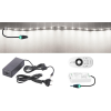 Pannon Led 5m hosszú 48Wattos, RF 4 zónás FUT007 távirányítós, vezérlős, adapteres hidegfehér LED szalag szett (300db P2835 SMD LED)
