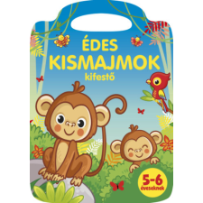 Pannon-Literatúra Kft. Édes kismajmok kifestő - 5-6 éveseknek gyermek- és ifjúsági könyv