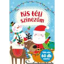 Pannon-Literatúra Kft. Kis téli színezőm - Több mint 60 db matrica gyermek- és ifjúsági könyv