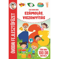 Pannon-Literatúra Kft. Számolás, viszonytás - Óvodai fejlesztőfüzet - Több mint 100 db matrica gyermek- és ifjúsági könyv