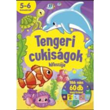 Pannon-Literatúra Kft. Tengeri cukiságok kifestője gyermek- és ifjúsági könyv