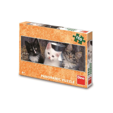 Panoráma puzzle Cicák, 150 darab - DINÓJÁTÉKOK puzzle, kirakós