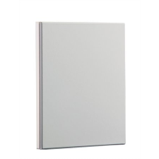 PANTA PLAST Gyűrűs könyv, panorámás, 4 gyűrű, 25 mm, A4, PP/karton, , fehér mappa