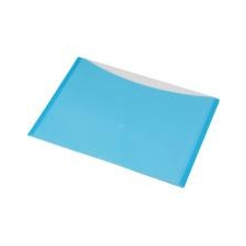 PANTA PLAST Irattartó tasak, A4, PP, patentos, két zsebes, 160 mikron, PANTA PLAST, pasztell kék irattartó