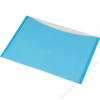 PANTA PLAST Irattartó tasak, A4, PP, patentos, két zsebes, PANTA PLAST, pasztell kék (INP4101703)