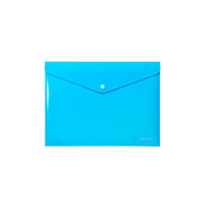 PANTA PLAST Irattartó tasak, A4, PP, patentos, PANTA PLAST, neon kék (INP0410008503) irattartó