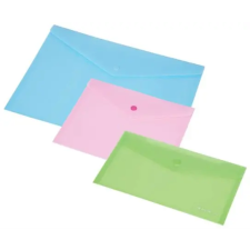 PANTA PLAST Irattartó tasak, DL, pasztell kék, patentos irattartó