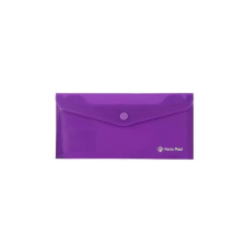 PANTA PLAST Irattartó tasak, DL, PP, patentos, PANTA PLAST, neon lila irattartó