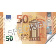 PANTA PLAST Jegyzettömb, 70 lap, 104x57 mm, PANTA PLAST "50 Euro" jegyzettömb