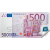 PANTA PLAST Jegyzettömb, 70 lap, 120x61,5 mm, PANTA PLAST "500 Euro"