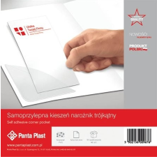 PANTA PLAST Sarokzseb, 120x120 mm, öntapadó, PANTA PLAST irattartó