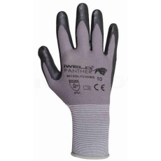  Panther lycra/nylon nitril tenyérmártott kesztyű 8