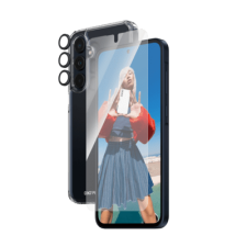 PanzerGlass 3in1 Samsung Galaxy A35 5G Telefon tok készlet - Átlátszó (B0469+7357) tok és táska