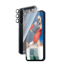 PanzerGlass 3in1 Samsung Galaxy A55 5G Telefon tok készlet - Átlátszó (B0470+7358) tok és táska