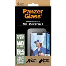 PanzerGlass Aluminum Apple iPhone 16/15 felhelyező kerettel (2849) mobiltelefon kellék