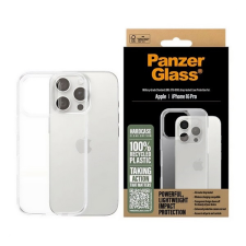 PanzerGlass Apple iPhone 16 Pro hardcase szilikon telefonvédő (ütésállóság, kameravédő, antibakteriális) átlátszó tok és táska