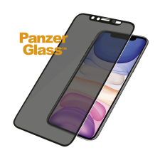 PanzerGlass ™ Apple iPhone XR/11 Tokbarát Edzett üveg kijelzővédő, betekintésgátló szűrővel, kamera borítóval (P2668) mobiltelefon kellék