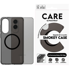PanzerGlass CARE Samsung Galaxy S25 Edge tok, Smokey/Fekete QI tok és táska