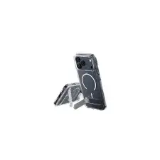 PanzerGlass CARE tok Apple iPhone 17 Pro Max-hoz, kitámasztóval, ezüst/fehér, MagSafe tok és táska