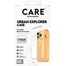 PanzerGlass CARE tok Apple iPhone 17 Pro Max-hoz, Urban, átlátszó/fehér, MagSafe tok és táska