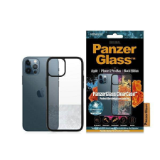 PanzerGlass ClearCase iPhone 12 Pro Max 6,7&quot; antibakteriális fekete tok tok és táska
