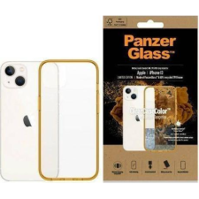 PanzerGlass ClearCase iPhone 13 Antibacterial Military Telefon tok - Átlátszó / Narancs (0333) tok és táska