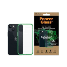 PanzerGlass ClearCase iPhone 13 Mini 5.4&quot; antibakteriális katonai fokozatú lime tok mobiltelefon kellék
