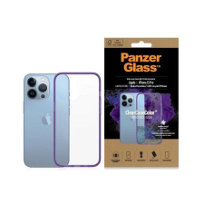 PanzerGlass ClearCase Military Grade Antibacterial tok iPhone 13 Pro - átlátszó-lila tok és táska
