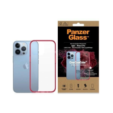 PanzerGlass ClearCase Military Grade Antibacterial tok iPhone 13 Pro - átlátszó-rózsaszín tok és táska