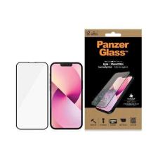 PanzerGlass E2E Microfracture Antibacterial edzett üveg fekete szegéllyel iPhone 13 mini tok és táska