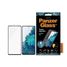 PanzerGlass E2E Microfracture edzett üveg fekete szegéllyel Samsung Galaxy S20 tok és táska