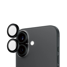 PanzerGlass Hoops Apple iPhone 16 / 16 Plus kameravédő üveg - Fekete mobiltelefon kellék