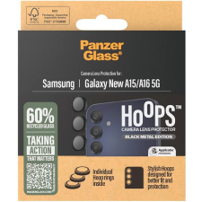 PanzerGlass Hoops Samsung Galaxy A16 / A16 5G kamera védő fólia - fekete mobiltelefon kellék