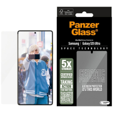 PanzerGlass kerámia üveg kijelzővédő Samsung Galaxy S25 Ultra mobiltelefon kellék