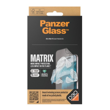 PanzerGlass MATRIX D3O képernyővédő fólia (3D, tok barát, 9H + segédkeret) ÁTLÁTSZÓ Samsung Galaxy S24 (SM-S921) mobiltelefon kellék