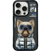 PanzerGlass Nimmy Cool&Cute 2.0 Dog Tok iPhone 16 Pro - Fekete (N-KM-IP16-PRO-01)