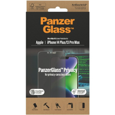PanzerGlass Privacy Apple iPhone 14 Plus/13 Pro Max üvegfólia + felhelyező keret mobiltelefon kellék