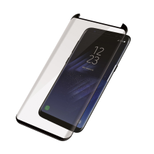 PanzerGlass ™ Samsung Galaxy S8 Edzett üveg kijelzővédő, betekintésgátló szűrővel, fekete kerettel (P7122) mobiltelefon kellék